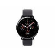 Samsung - Watch Galaxy Active 2, (44mm), Stainless Steel , Leather -Black