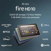 Amazon Fire HD 10 Table 10.1" FHD 32GB Black (2021 Release)