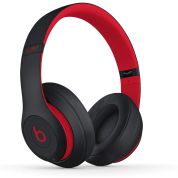 Beats Studio3 Wireless Noise Cancelling Over-Ear Headphones - Defiant Black-Red 