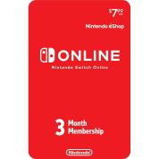 Nintendo - Switch Online 3 Month Membership Card