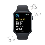 Apple Watch SE 2nd Generation (GPS) 40mm Aluminum Case with Midnight Sport Band -  Midnight