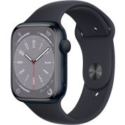Apple Watch Series 8 (GPS) 45mm Aluminum Case with Midnight Sport Band  - Midnight