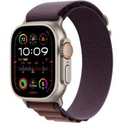 Apple Watch Ultra 2 (GPS + Cellular) 49mm Titanium Case with Indigo Alpine Loop
