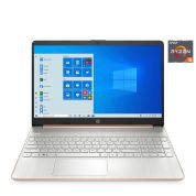 HP 15.6" HD Laptop Ryzen 5 8GB/256GB SSD Windows 10 Home - Rose Gold