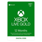 Microsoft - Xbox Live 12 Month Gold Membership