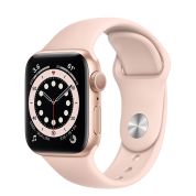 Apple Watch Series 6 GPS , 40mm Gold Aluminum Case with Pink Sport Band